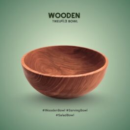 Wooden TIKEU티크BOWL Rice Bowl