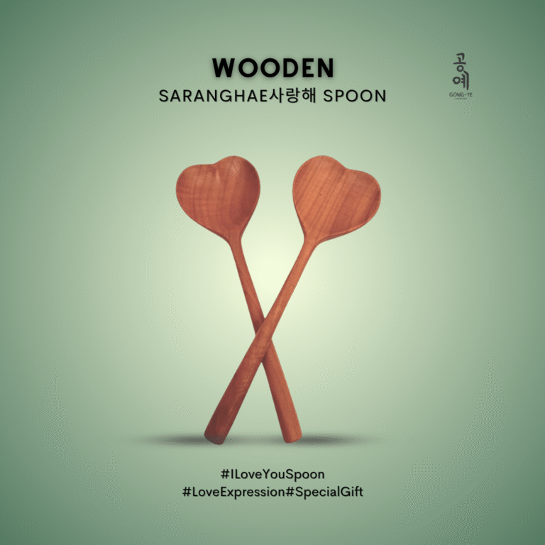 Wooden SARANGHAE사랑해SPOON Handcrafted Spoons