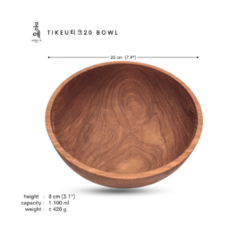 Wooden TIKEU티크BOWL20 Rice Bowl