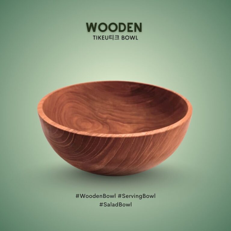 Wooden TIKEU티크BOWL Rice Bowl