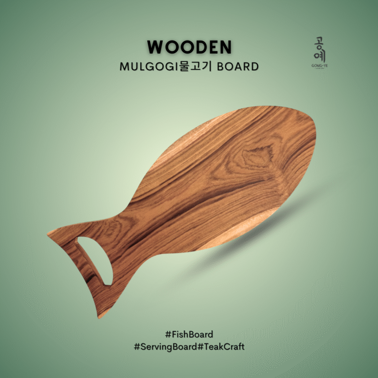 Wooden MULGOGI물고기 BOARD Chopping Board