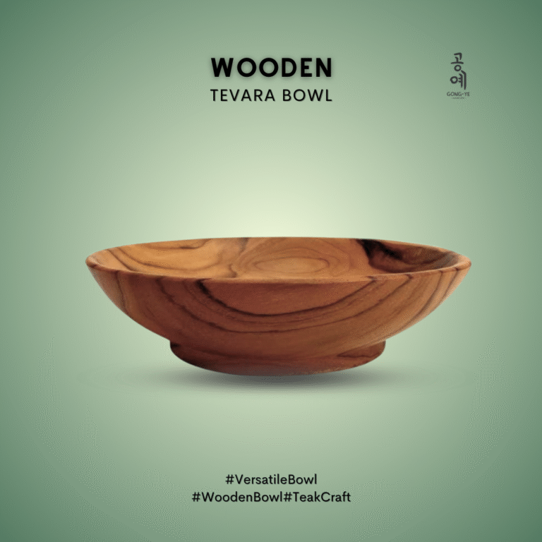 Wooden TEVARA BOWL Serving Bowl