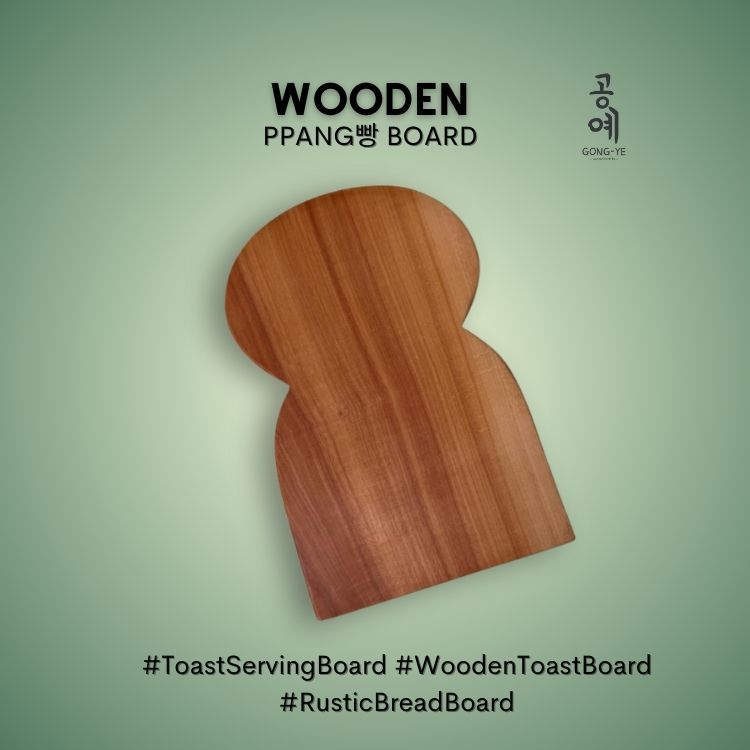 Wooden PPANG빵 BOARD Rustic Bread