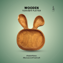 Wooden TOKKI토끼 PLATTER Bunny Board