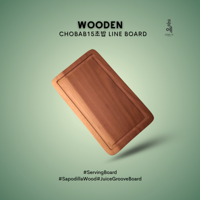 Wooden CHOBAB15초밥 LINE BOARD Sashimi Platter