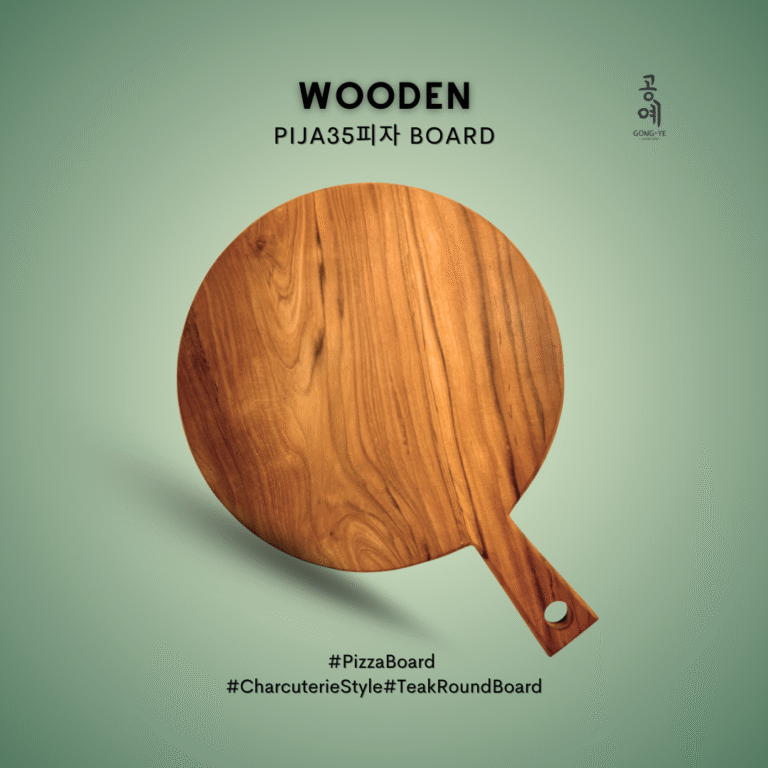 Large Wooden Pija35피자 Board