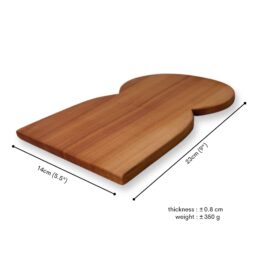 Wooden English Breakfast Bread Shape Board
