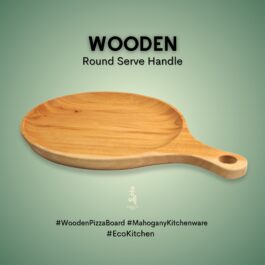 Wooden Round Serve Handle Board