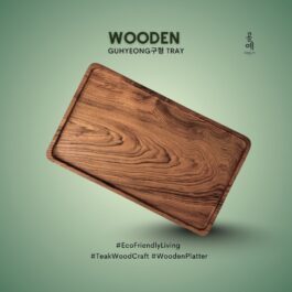 Wooden GUHYEONG구형 TRAY Serving Board
