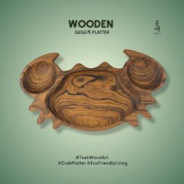 Wooden GEGE게 PLATTER Crab Platter