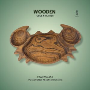 Wooden GEGE게 PLATTER Crab Platter