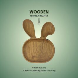 Wooden TOKKI토끼 PLATTER Bunny Board