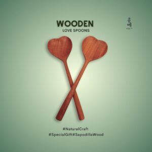 Wooden LOVE SPOONS Handcrafted Spoon