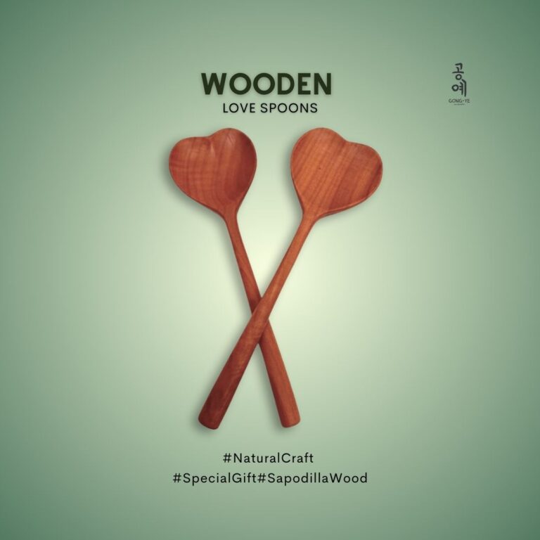 Wooden LOVE SPOONS Handcrafted Spoon