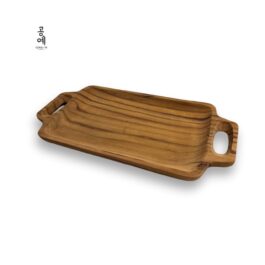 Wooden OneCut Serving Tray Teakwood Indonesia