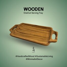 Wooden OneCut Serving Tray Teakwood Indonesia