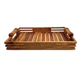 Wooden Monarch Tray Victorian Style