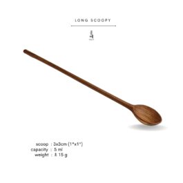 6 pcs Long Scoopy Spoon
