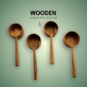 4 pcs Wooden Keopi커피  Scoop