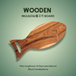 Teak Wooden MULGOGI물고기 BOARD Chopping Board
