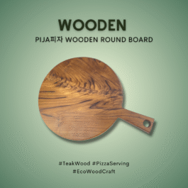 Pizza Wooden Round Board-HandCrafted