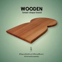 Wooden English Breakfast Bread Shape Board