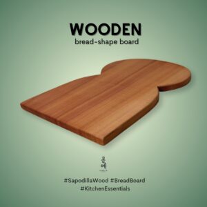 Wooden English Breakfast Bread Shape Board