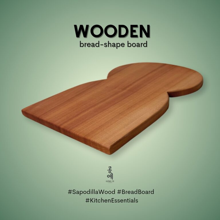 Wooden English Breakfast Bread Shape Board