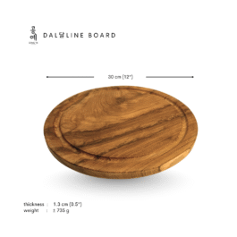 Teak Wood DAL달 LINE BOARD Chopping Board