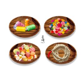 Wooden TEVARA BOWL Serving Bowl