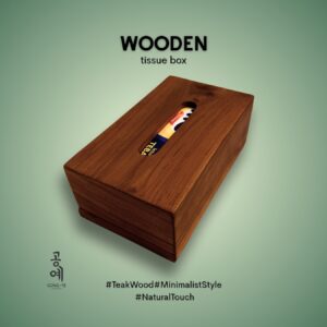 Wooden Tissue Box