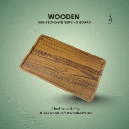Wooden GUHYEONG구형 SERVING BOARD