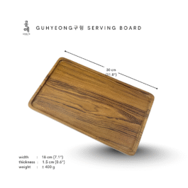 Wooden GUHYEONG구형 SERVING BOARD