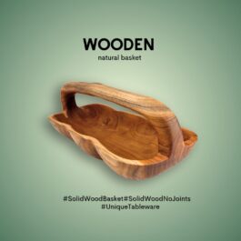 Wooden Natural Basket Block