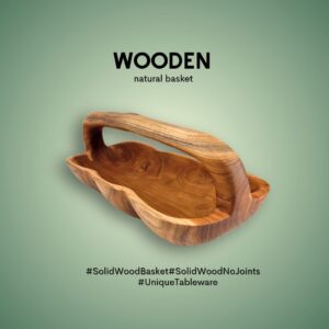 Wooden Natural Basket Block