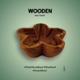 Wooden Star Bowl