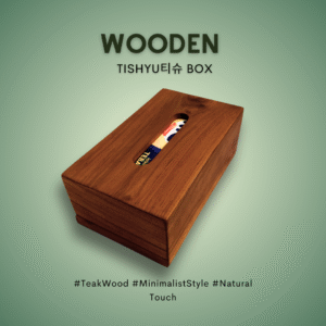 Wooden Tishyu 티슈 Box  Teak Wooden Tissue Box